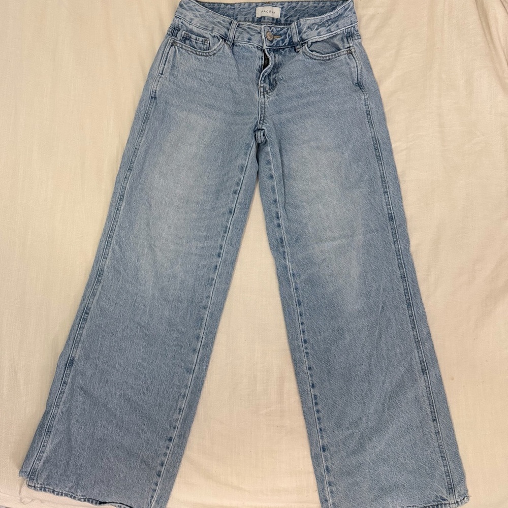 PacSun Light Blue Low Rise Baggy Jeans